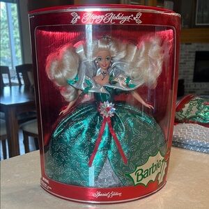 Barbie Holiday Special Edition Doll - Green, Silver & Red Accents